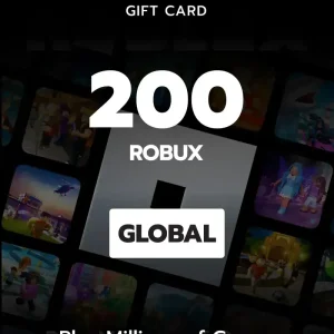 🟩 اشحن حسابك وتميز بين أصدقائك مع بطاقة 200 Robux - النسخة العالمية