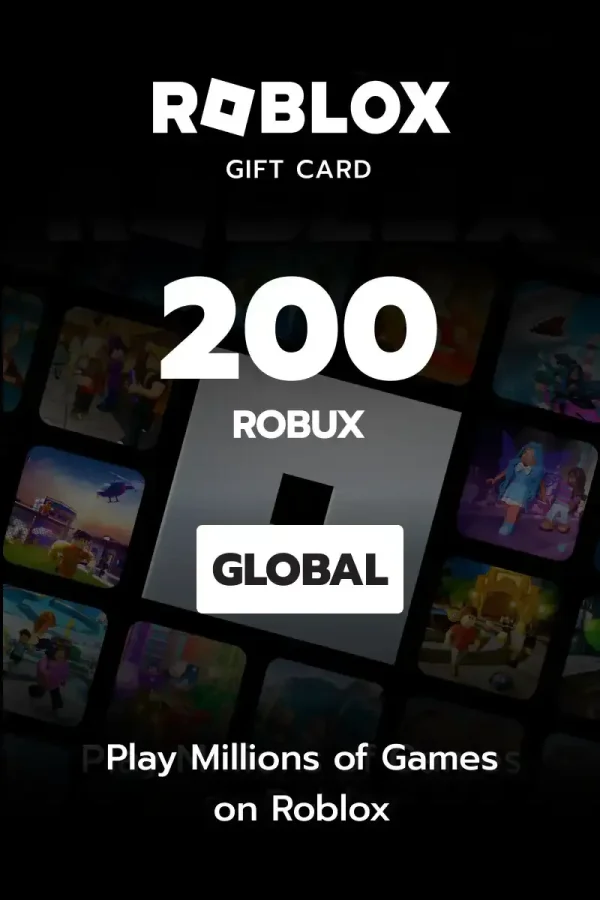 🟩 اشحن حسابك وتميز بين أصدقائك مع بطاقة 200 Robux - النسخة العالمية