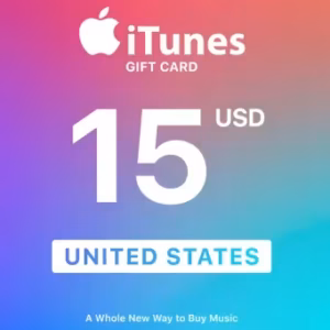 بطاقة هدايا آبل آيتونز 15 دولار (الحساب الأمريكي) | Apple iTunes Gift Card