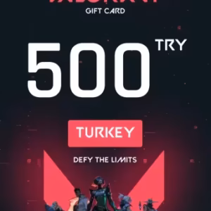 بطاقة نقاط فالورانت 500 ليرة (الحساب التركي) | Valorant Points