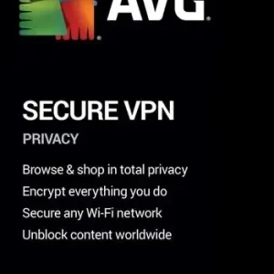 مفتاح تفعيل AVG Secure VPN عالمي (10 أجهزة / جميع الأنظمة / سنة)