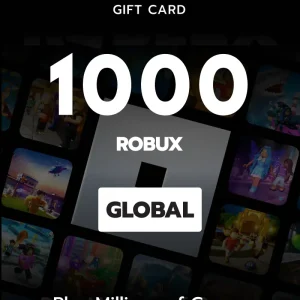🟩 اشحن حسابك وتميز بين أصدقائك مع بطاقة 1000 Robux - النسخة العالمية (نسخة) (نسخة) (نسخة)