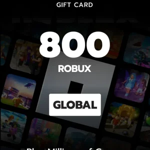 🟩 اشحن حسابك وتميز بين أصدقائك مع بطاقة 800 Robux - النسخة العالمية (نسخة) (نسخة)