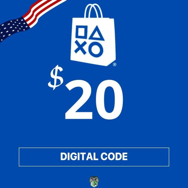 بطاقة هدايا بلايستيشن ستور 20 دولار (الحساب الأمريكي) | PlayStation Store