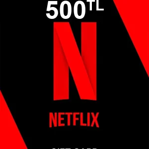 بطاقة هدايا نتفليكس 500 ليرة (الحساب التركي) | Netflix Gift Card