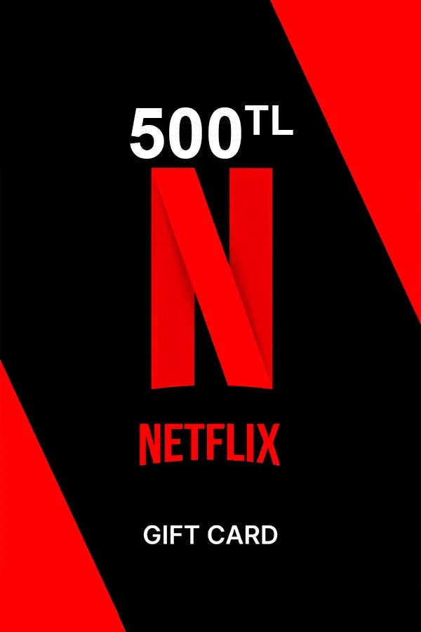 بطاقة هدايا نتفليكس 500 ليرة (الحساب التركي) | Netflix Gift Card