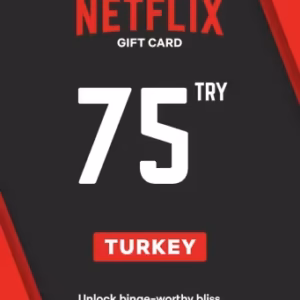 بطاقة هدايا نتفليكس 75 ليرة (الحساب التركي) | Netflix Gift Card
